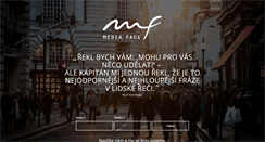 Desktop Screenshot of mediaface.cz